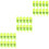 90Pièces Signal De Vert Clippable Avec Cloche 6