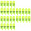 90Pièces Signal De Vert Clippable Avec Cloche 8