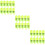 90Pièces Signal De Vert Clippable Avec Cloche 10