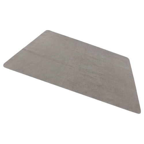 Grey Wrinkle-Resistant Cleaning Cloth for Piano Guitar Viola