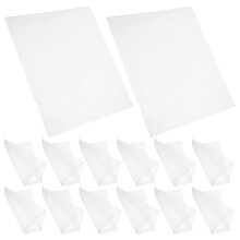 200Pcs Non-Woven White Shoe Drawstring Bags for Storage and Travel