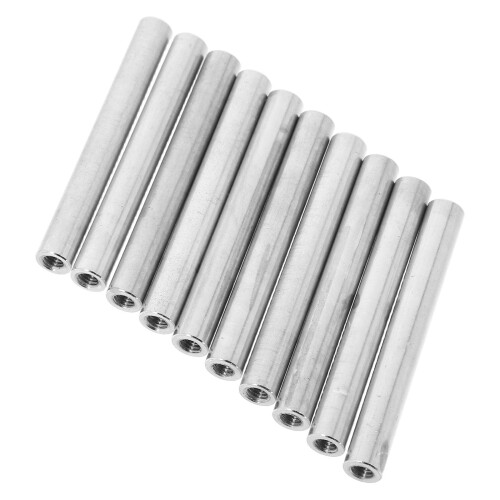 20Pcs Compact Aluminum Electrolyzer Rods for Water Quality Test Silver 2