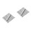 20Pcs Compact Aluminum Electrolyzer Rods for Water Quality Test Silver 4