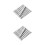 20Pcs Compact Aluminum Electrolyzer Rods for Water Quality Test Silver 5