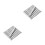 20Pcs Compact Aluminum Electrolyzer Rods for Water Quality Test Silver 7