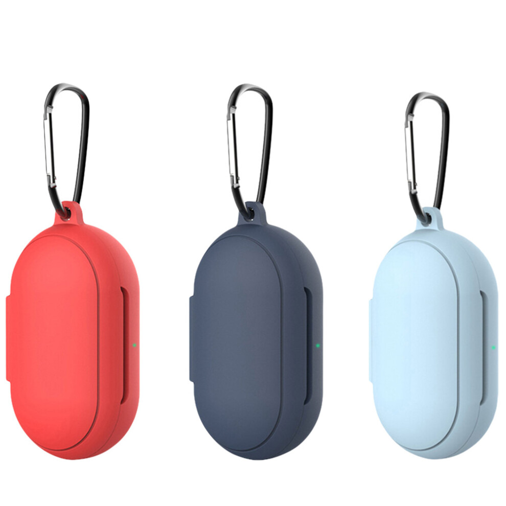3 Pcs Earphone Case Over-Ear Headphones Travel Earbud Silica Gel 3681089232574