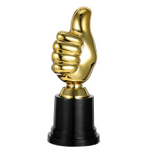 6Pcs Golden Kids Trophy Model for Competition Decor