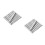 20Pcs Compact Aluminum Electrolyzer Rods for Water Quality Test Silver 10