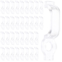 400Pcs LED Strip Light Clips Transparent Single Screw Mounting Holders