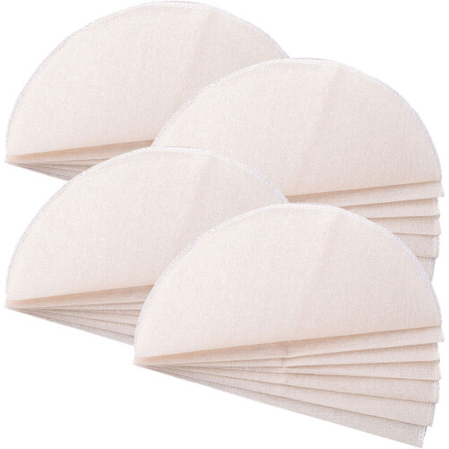150Pcs Beige Cotton Steamer Cloths Non-Stick Reusable Kitchen Liners