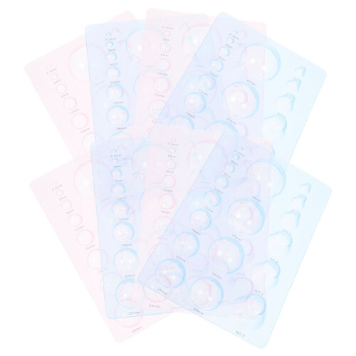 8St Preciese Papier Quilling Mal Set Plastic Halfronde Mal DIY Hobby