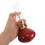 Red Ceramic Adjustable Windproof Oil Lamp Vintage Kerosene Lantern 4