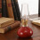Red Ceramic Adjustable Windproof Oil Lamp Vintage Kerosene Lantern 5