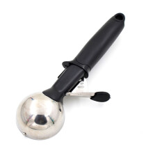 2Pcs Stainless Steel Ice Cream Scoop Black for Ice Cream Melon Balls