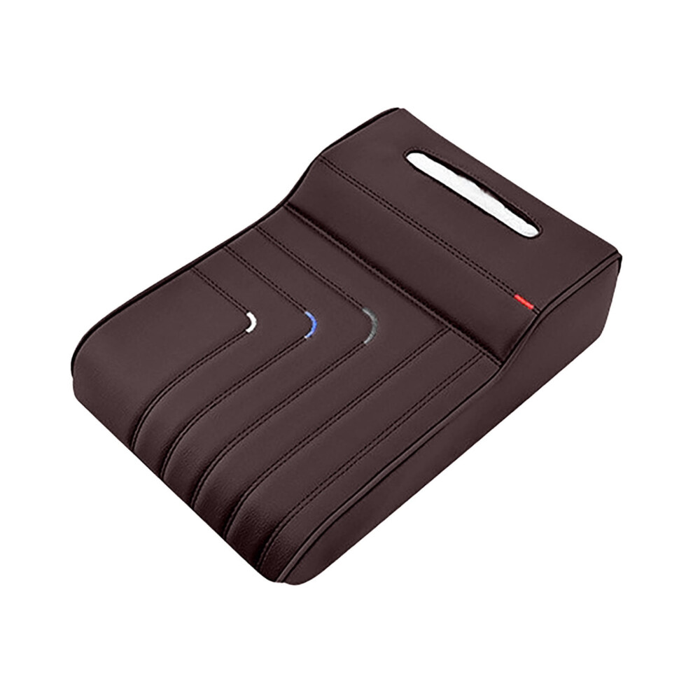 Armrest Organizer With Tissue Holder & Memory Foam Cushion Universal Central Console Extender & Thickener For Enhanced Comfort & Storage Solutions 9405492192263