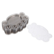 50Pcs Plastic Paint Tray Transparent Color Mixing Disposable Palette for Group Activities Painting Sessions