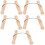 5Pcs Brown Wood Handle Clay Wire Tools Durable Steel for 9