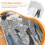 100 D'aluminium Argenté Déco DIY Accessoires Créatifs 6