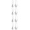 8Pcs Silver Metal Drop Earrings for Women Charming Dangle Statement 10