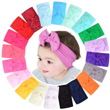 Diademas de nailon para bebé niña con lazo (20 unidades)