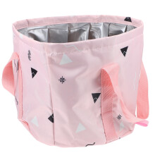 Grote Voetbad Tas, Opvouwbaar, Waterdicht Oxford Stof, Roze