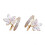 3 Pairs Crawler Stud Earrings Gift 1