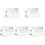 5Sets Multi-Color Acrylic Message Boards Portable Memo Boards for Home 4
