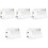 5Sets Multi-Color Acrylic Message Boards Portable Memo Boards for Home 5