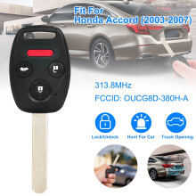 Θήκη κελύφους τηλεχειριστηρίου για Honda Accord 2003–2007