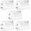 5Sets Multi-Color Acrylic Message Boards Portable Memo Boards for Home 10