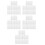 50Pcs Transparent Plastic Clamshell Box with Lid Secure Snap Closure 4