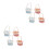 8Sets Mini Bamboo Easter Basket with Artificial Eggs for Play Kitchen 6