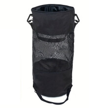 Conjunto de 2 Sacos de Lixo para Barco – Recipientes de Lixo Portáteis em Tela para Barcos, Caiaques, Campistas, Pesca e Cabanas (Preto)