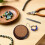 Reusable Wood Pin Holder Sewing Needle Cushion with Cork Base 5