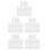 50Pcs Transparent Plastic Clamshell Box with Lid Secure Snap Closure 6