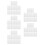 50Pcs Transparent Plastic Clamshell Box with Lid Secure Snap Closure 9