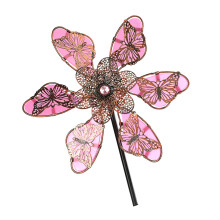 Rzeźba ogrodowa Wind Spinner z metalu, dekoracja zewnętrzna