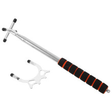 2Sets Praktische Uittrekbare Pool Cue Bridge Rvs Met Eva Materiaal
