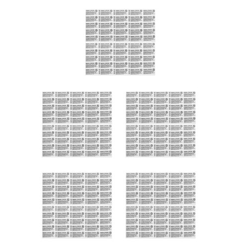1000Pcs White Packing Warning Stickers Self Adhesive for Kids 2