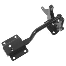 5Pcs Durable Carbon Steel Gate Latch Black Secure Lock for Fence Doors