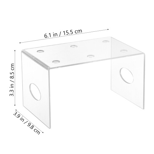 10Pièces Shooter À Gâteau Plastique Avec Rack De Rangement 1