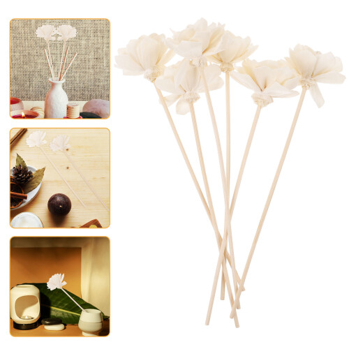 30St Vintage Gele Diffuser Sticks Voor Sfeervolle Kamergeuren
