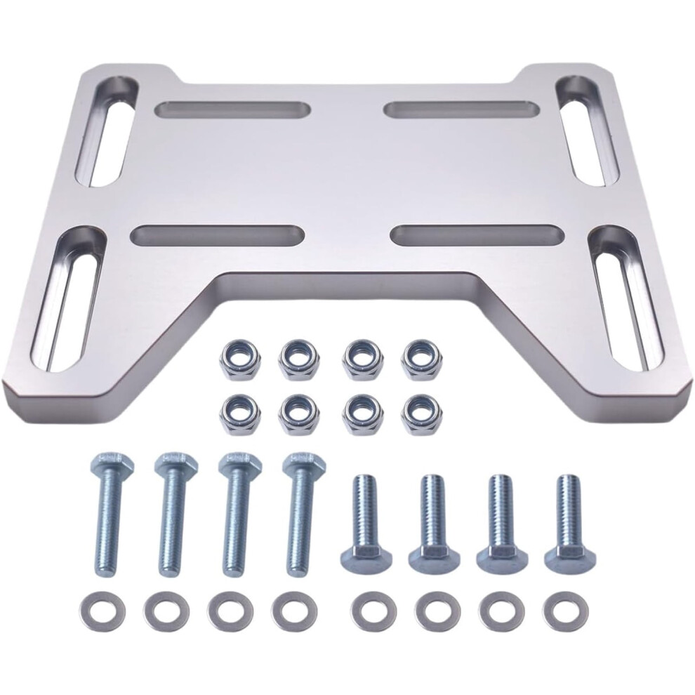 Adjustable Mini Bike Mounting Plate Adapter For 79Ccâ212Cc Engines, Compatible With Coleman Ct100u, Cc100x, Baja, Doodlebug, Motovox, Predator 212Cc 9071309072211