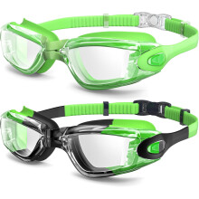 2-Pack Swimming Goggles, Anti Fog, No Leaking For Adult Women Men Youth