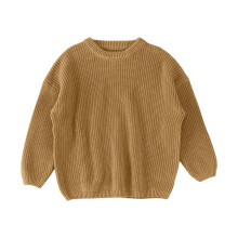Girls Sweaters,Knit Sweater Round Neck Long Sleeve Cold Weather Fashion Pullover Sweatshirt for Children,Fall Sweaters,Z02 Yellow,0-3 Months