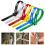 100PCS Buckle Self-Locking Premium Nylon Cable Wire Ties,8 X 200mm Adjustable Reusable Nylon Strap with Buckle 2