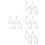 16Pcs Clear Doll Display Bags Assorted Colors Mini Keychain Pouch 7