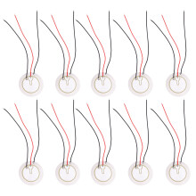 30 Pcs Three-Pole Self-Excited Buzzer 35mm Piezo Disc With Leadwire