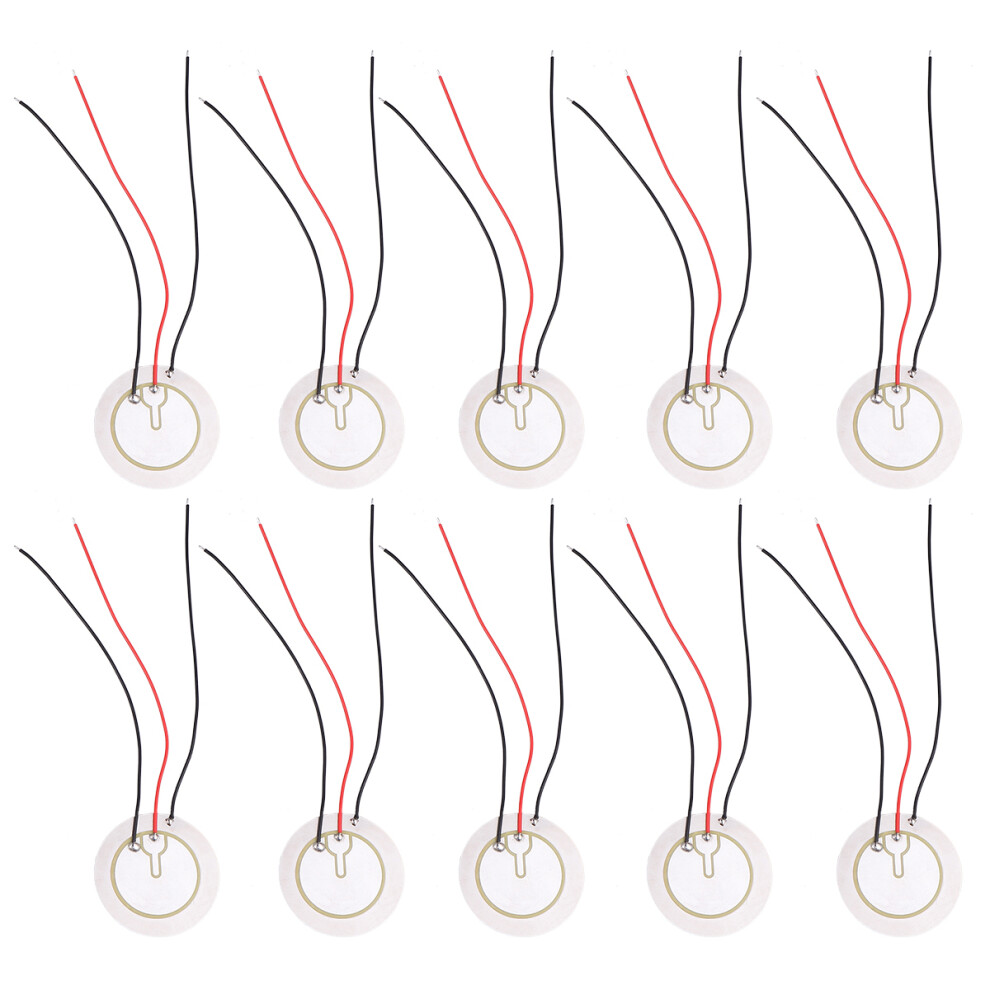 30 Pcs Three-Pole Self-Excited Buzzer 35Mm Piezo Disc With Leadwire 3681789756585
