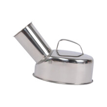 Men Bottle Male Urinal Pee Bottle Leakproof Rustproof Stainless Steel Urinal Pot